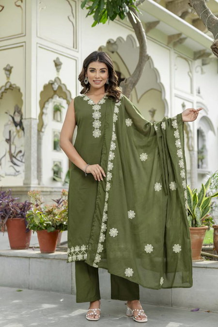 Tanyaa P 403 Cotton Kurti Bottom With Dupatta Wholesale Online